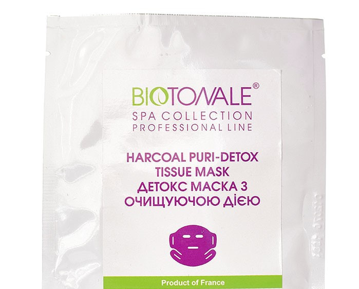 Детокс маска з очищуючою дією DETOX tissue mask Biotonale 1 шт Дніпро - фото 1