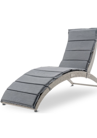 Садовий шезлонг Di Volio Ciampino сіро/графітовий Київ
