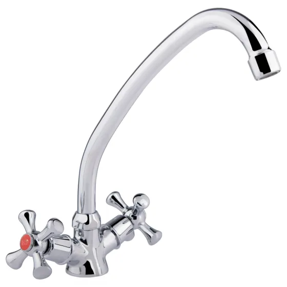 Змішувач для кухні Lidz Lamb 271F двовентильний LDLAM271FCRM21889 Chrome Київ