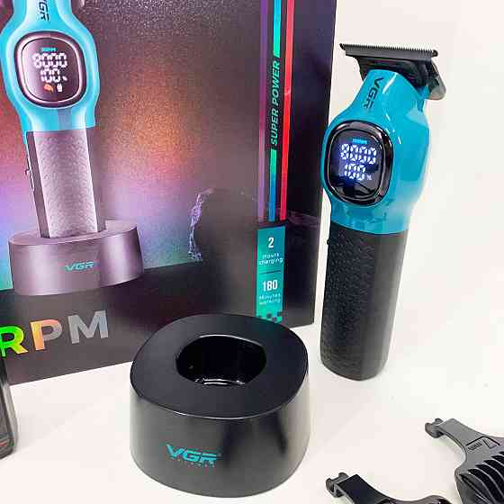 Триммер для стрижки аккумуляторный профессиональный, Мужской набор для стрижки волос беспроводной WU-35 Львов