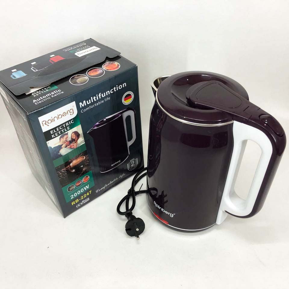 Чайник електричний Rainberg RB-2247 2000Вт 2л Purple LU-23 Івано-Франківськ - фото 6