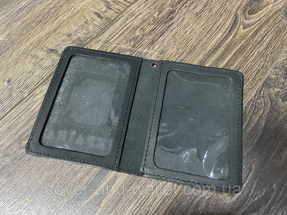 Обложка на удостоверение ДССЗ (державна служба спеціального зв'язку) из винтажной кожи Crazy Horse Київ - фото 3