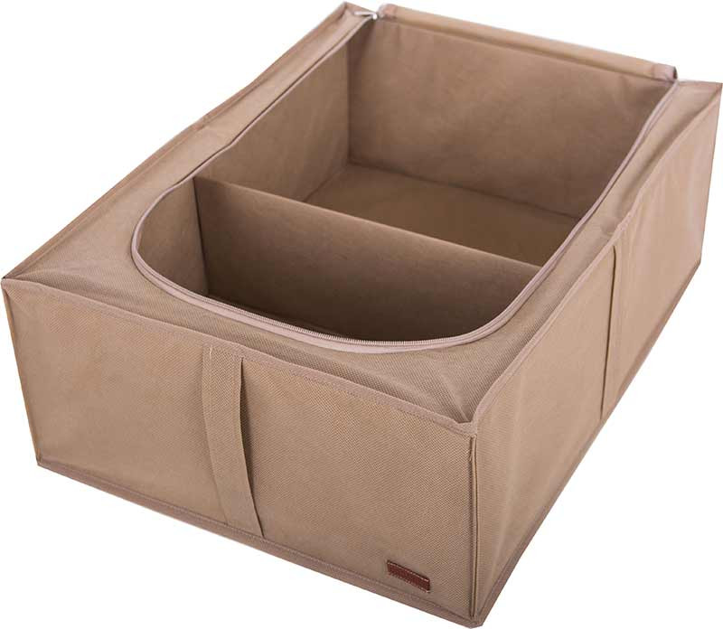 Бокс для хранения вещей со съемной перегородкой KHV-2-V-beige (Бежевый) Сумы - изображение 3