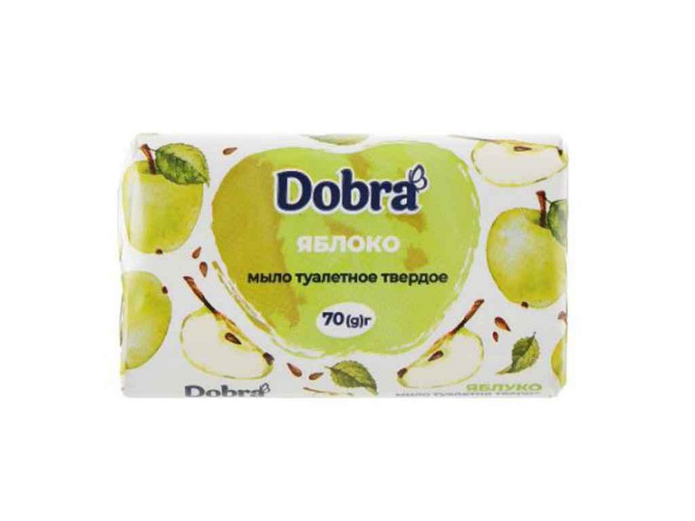Мыло туалетное Яблоко 70гр ТМ Dobra Solmir Киев - изображение 1