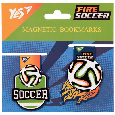 Закладки для книг Yes магнітні Football, 2шт (708111) Вінниця - фото 2