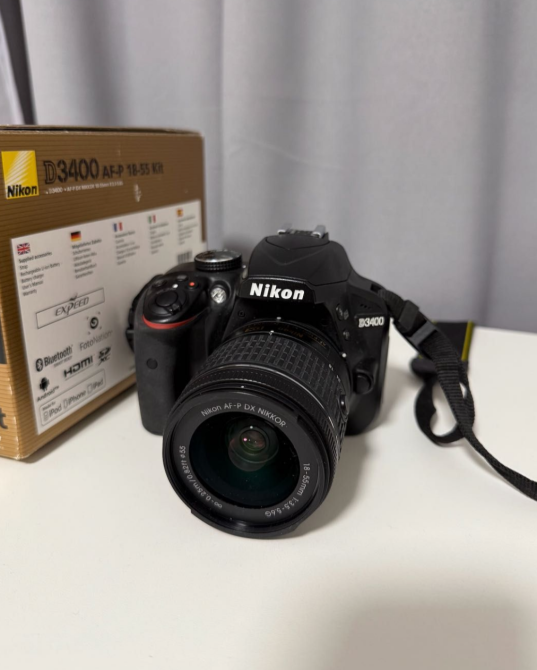 Фотоапарат Дзеркальний Nikon D3400 з Bluetooth Харків - фото 1