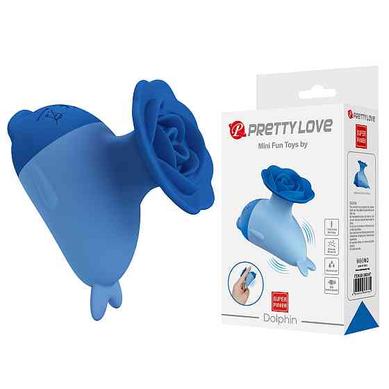 Вибростимулятор PRETTY LOVE Dolphin – Blue Sex Aura Киев