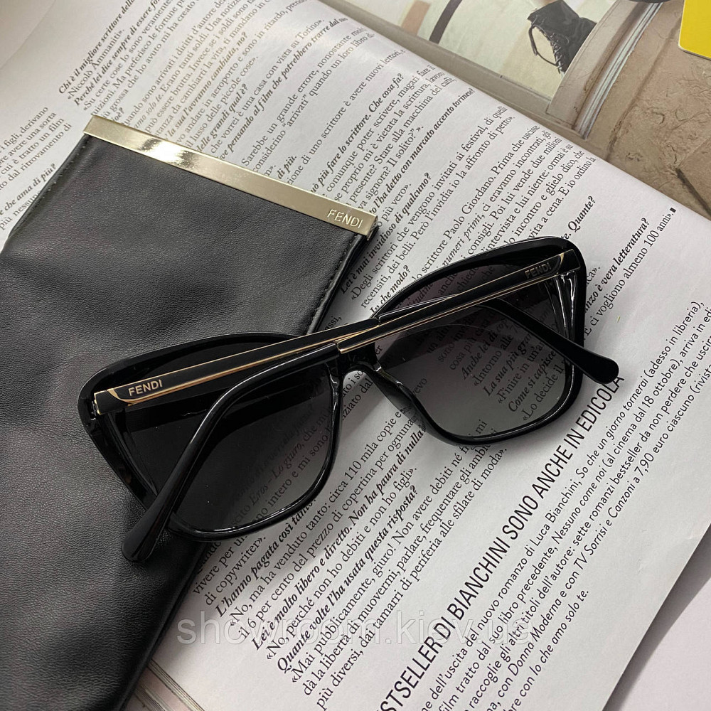 Женские очки с поляризацией (3220) black Киев - изображение 2