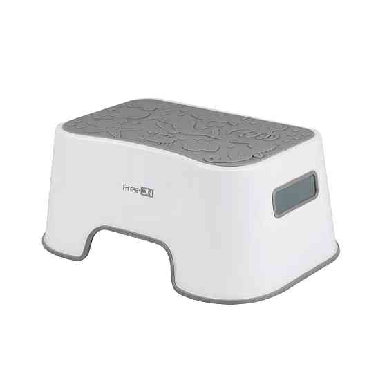 Ступени для ребенка в ванную FreeON, white - grey Киев