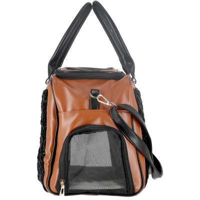 Переноска для животных MISOKO&CO 45x20x30 см черно-коричневая (YIWUMSK70152) Винница - изображение 4