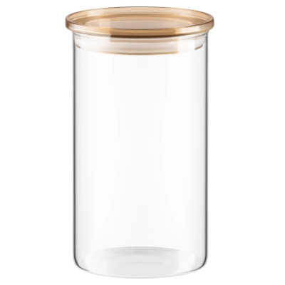 Банка Ardesto Fresh 1100 мл, скло, пластик, прозорий (AR1311SFM) Винница - изображение 1