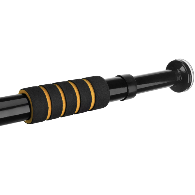 Турнік розсувний GYMTEK 63-100см чорно-жовтий Київ - фото 3