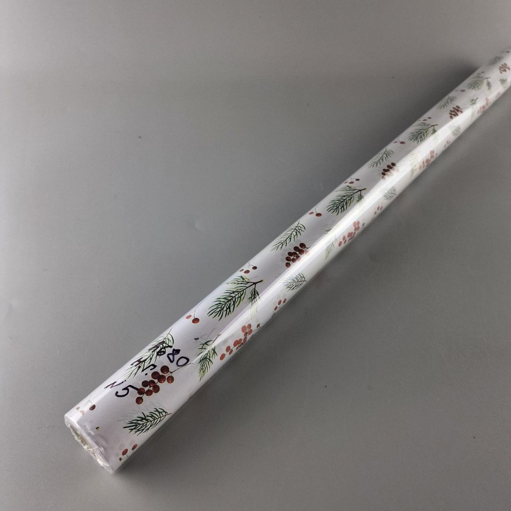 Рулон 8 м папір подарунковий з друком (38) для квітів (h680) Н.Год No5 (1 шт.) Харків - фото 2