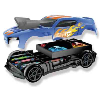 Игровой набор Hot Wheels Гоночный автомобиль-гараж 2 в 1 (HWCC15) Винница
