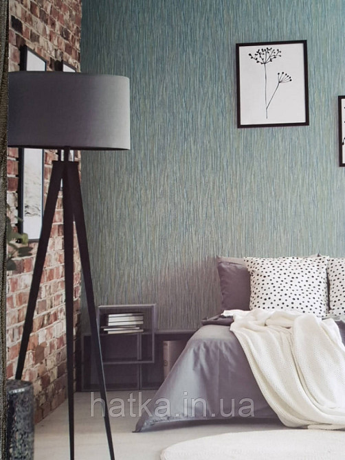 Шпалери вінілові на флізелін Sirpi Alta gamma Sempre 3 абстракція смужка срібляста павутинка металік Київ - фото 3