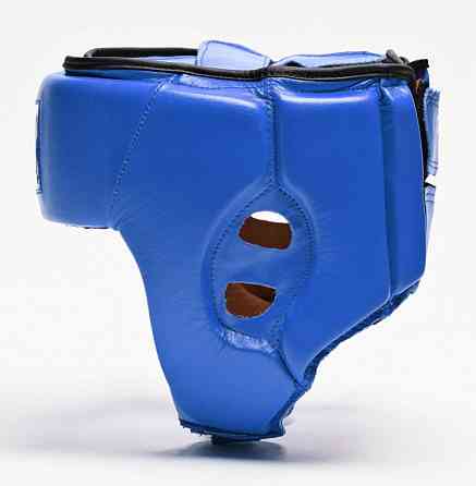 Боксерський шолом для змагань Leone Contest Blue S Каменское