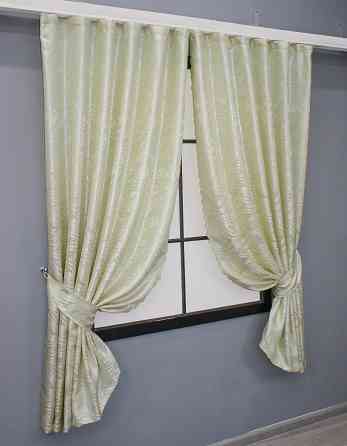 Комплект коротких штор VR-Textil Жаккард Magic № 1601ш Молочный 145х170 см 2 шт (35-0292) Киев