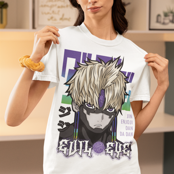 Футболка аниме Евил Ейе Дандадан Ейе оверсайз (S/M/L) Черний AnimeJ0642 Днепр