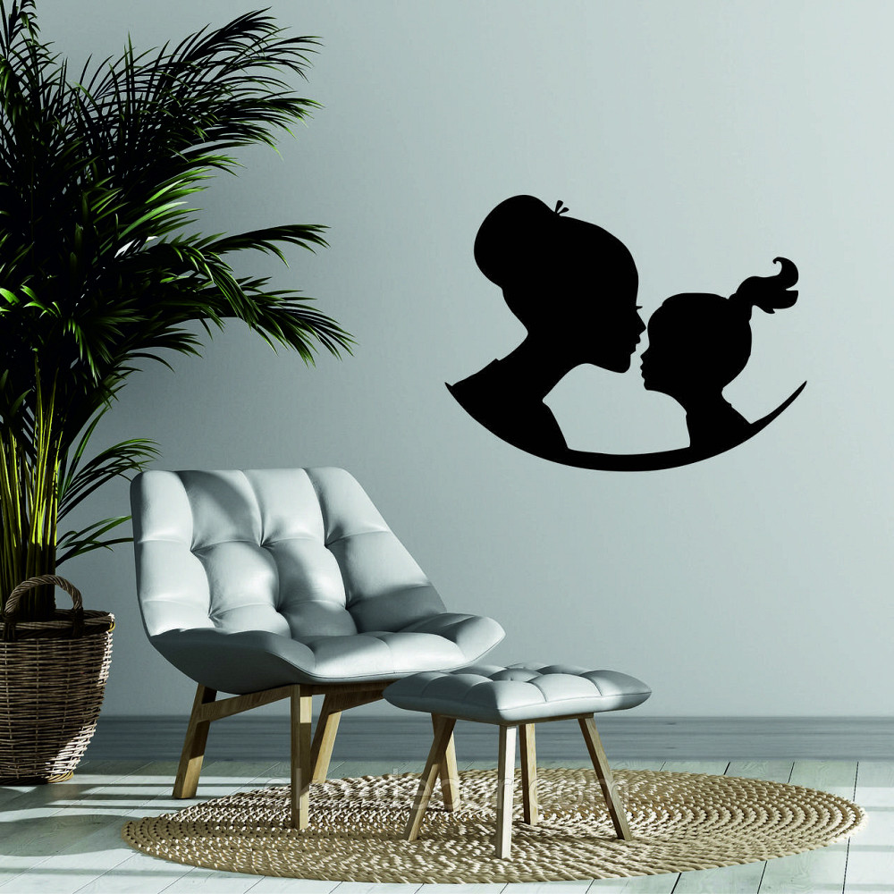 Декоративное настенное Панно «Мать и дитя», Декор на стену 110*84 см, Черный Киев - изображение 1