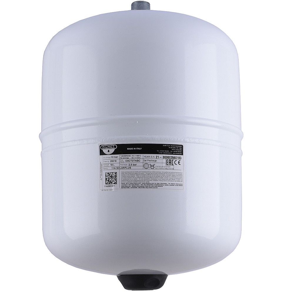 Бак Zilmet solar-plus для систем сонячного опалення 18л 10bar ( 11A2001811 ) Тернопіль - фото 1
