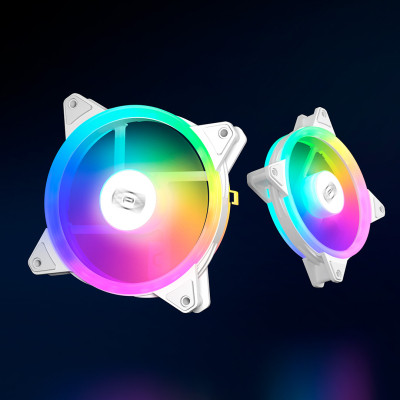 Кулер для корпуса PcCooler F3 T120 ARGB White Винница - изображение 5