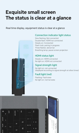 Бездротовий HDMI приймач-передавач Lemorele CHD04 HD1080 до 50 метрів Київ