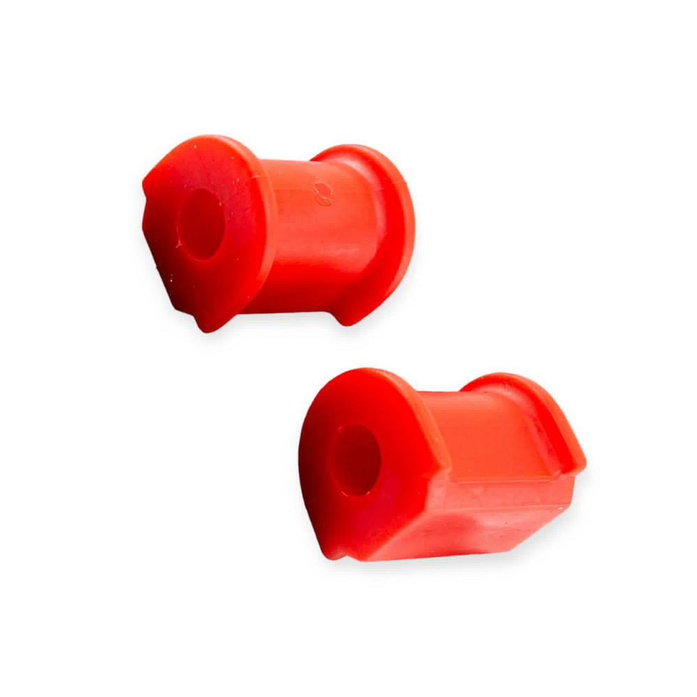 Втулка 2108, 2109, 21099, 2113, 2114, 2115 переднего полиуретан красный (к-кт 2 шт) CS-20 стабилизатора Мукачево - изображение 1