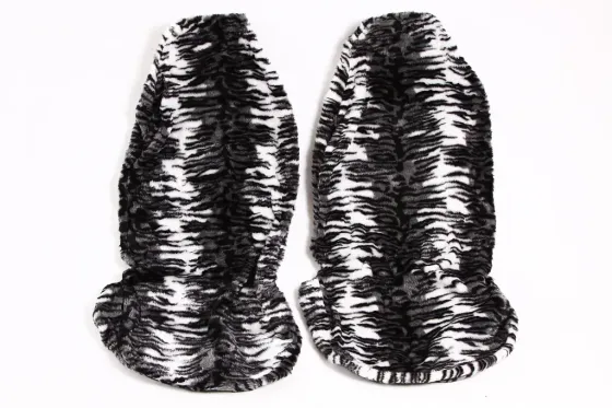 Чехли на сидіння хутра хутряний чорний/білий/серий Вінниця