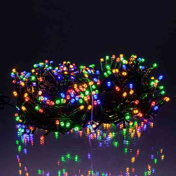 Garlando Гірлянда Різдвяна фея вулична 50 (м) 500 LED чорний провід Мультиколір CF500L50MBML Коломия