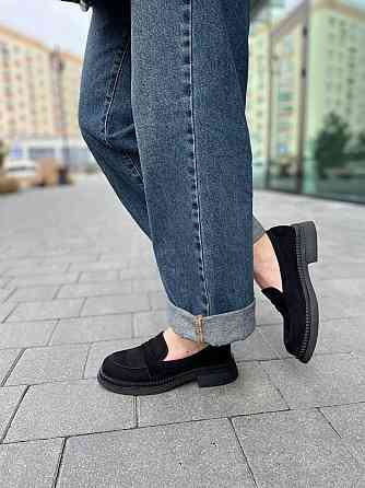 Zemira Туфлі жіночі ZEMIRA Астра/миндаль чорні (весна-осінь, замша натуральна) (5798) Коломия