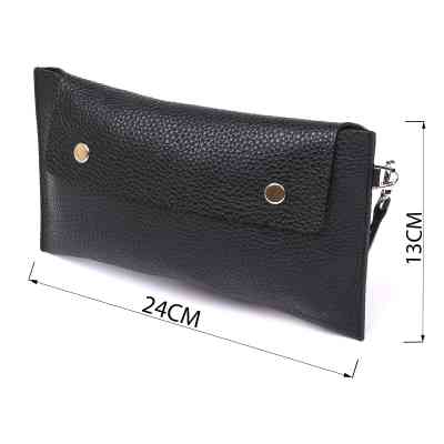 Косметичка Shvigel Кожаная тревел Черная (16416) Винница