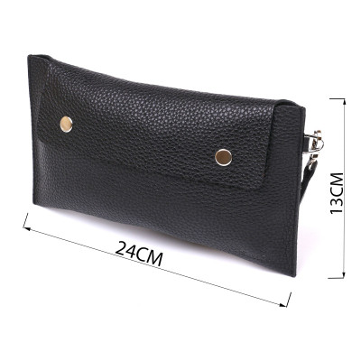 Косметичка Shvigel Кожаная тревел Черная (16416) Винница - изображение 6