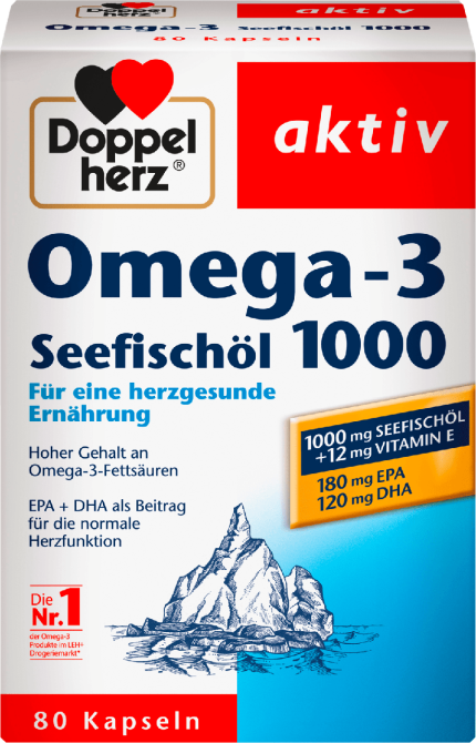 Омега-3 жир морських риб 1000 капсул 80 штук, 107,8 г Львів - фото 2