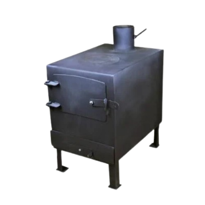 Пічка-буржуйка з варильною поверхнею 7кВт 496*346*667мм СИЛА Житомир