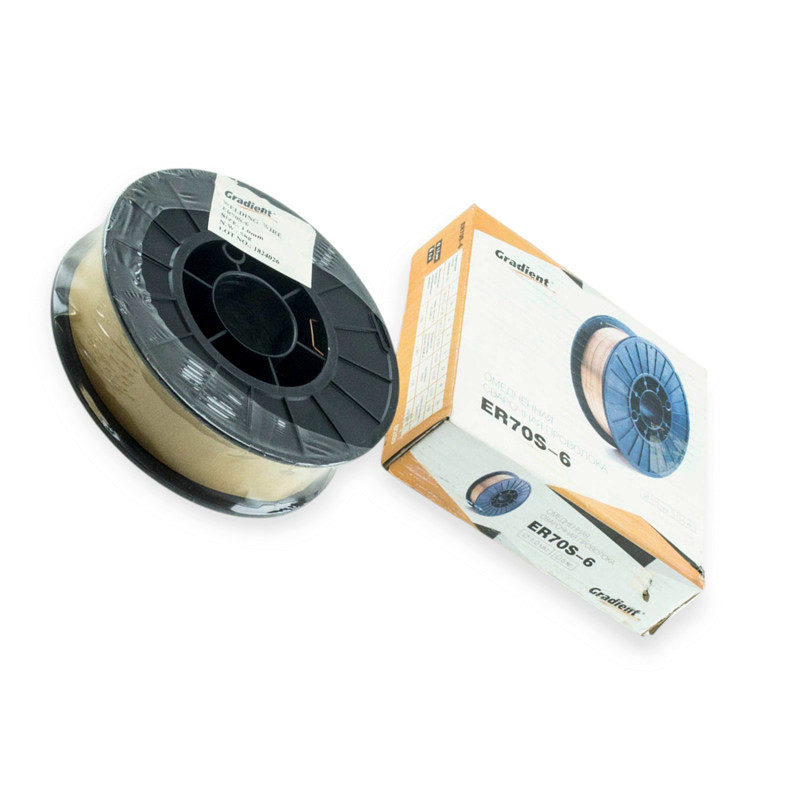 Дріт (5 кг) 1,0 мм (AWS ER70S-6) Gradient (реально 5кг) зварювальний Мукачево - фото 1