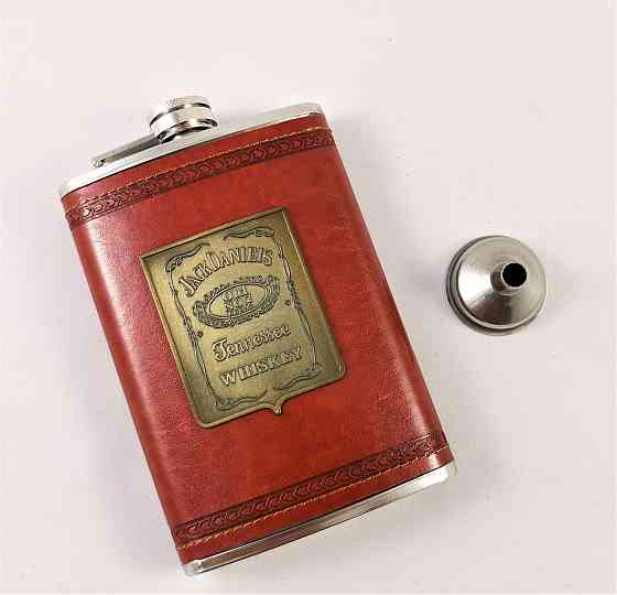 Подарочный Набор 5 в 1 Jack Daniel's ( фляга, лейка, рюмка, пепельница и кусачки для ногтей ) Днепр