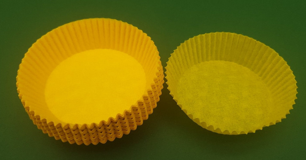 Тартолетка для кексів "Кругла жовта"D71 H22 (100шт)/9/ (1 уп.) Харків - фото 1