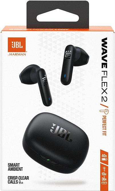 Bluetooth-гарнітура JBL Wave Flex 2 Black (JBLWFLEX2BLK) Чорний Харьков - изображение 9