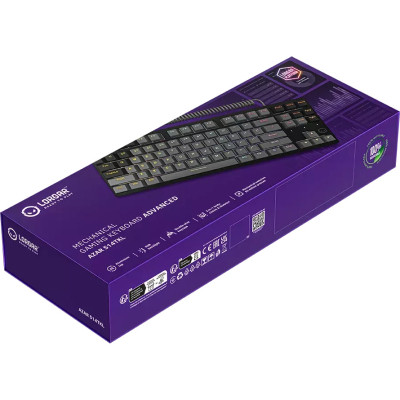 Клавиатура Lorgar Azar 514TKL RGB Mechanical USB UA Black/Grey (LRG-GK514TKL-BK-UA) Винница - изображение 8