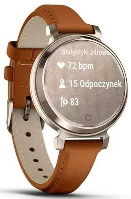 Часы: Garmin Lily 2 Classic Gream Gold With Tan Leather Band. Харьков - изображение 5