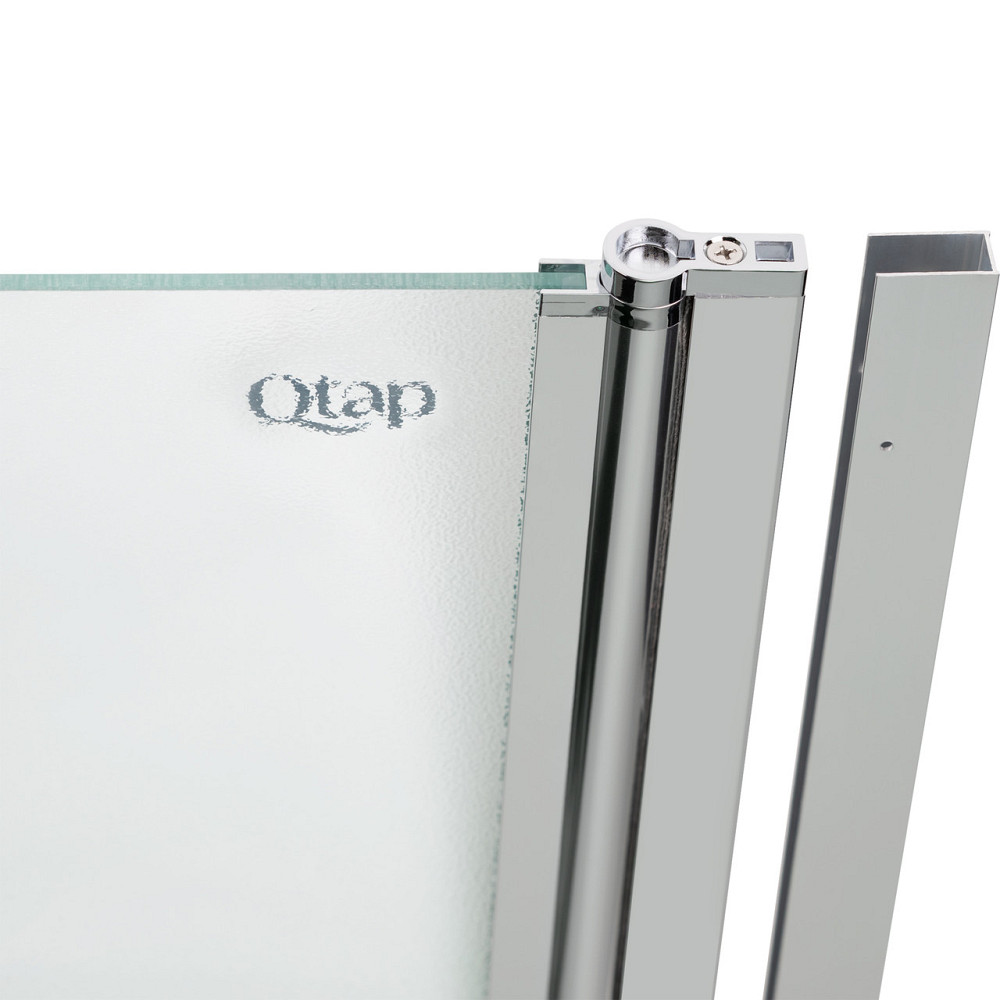 Штора на ванну Qtap Standard CRM407513APR скло Pear 6 мм, 75х140 см, права Київ - фото 15