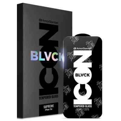Скло захисне Armorstandart Supreme Black Icon 2.5D Apple iPhone 16e Black (ARM84134) Вінниця