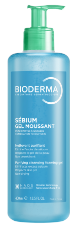 Біодерма Себіум Очисний Гель Bioderma Sebium purifying cleansing foaming gel 400 мл Дніпро