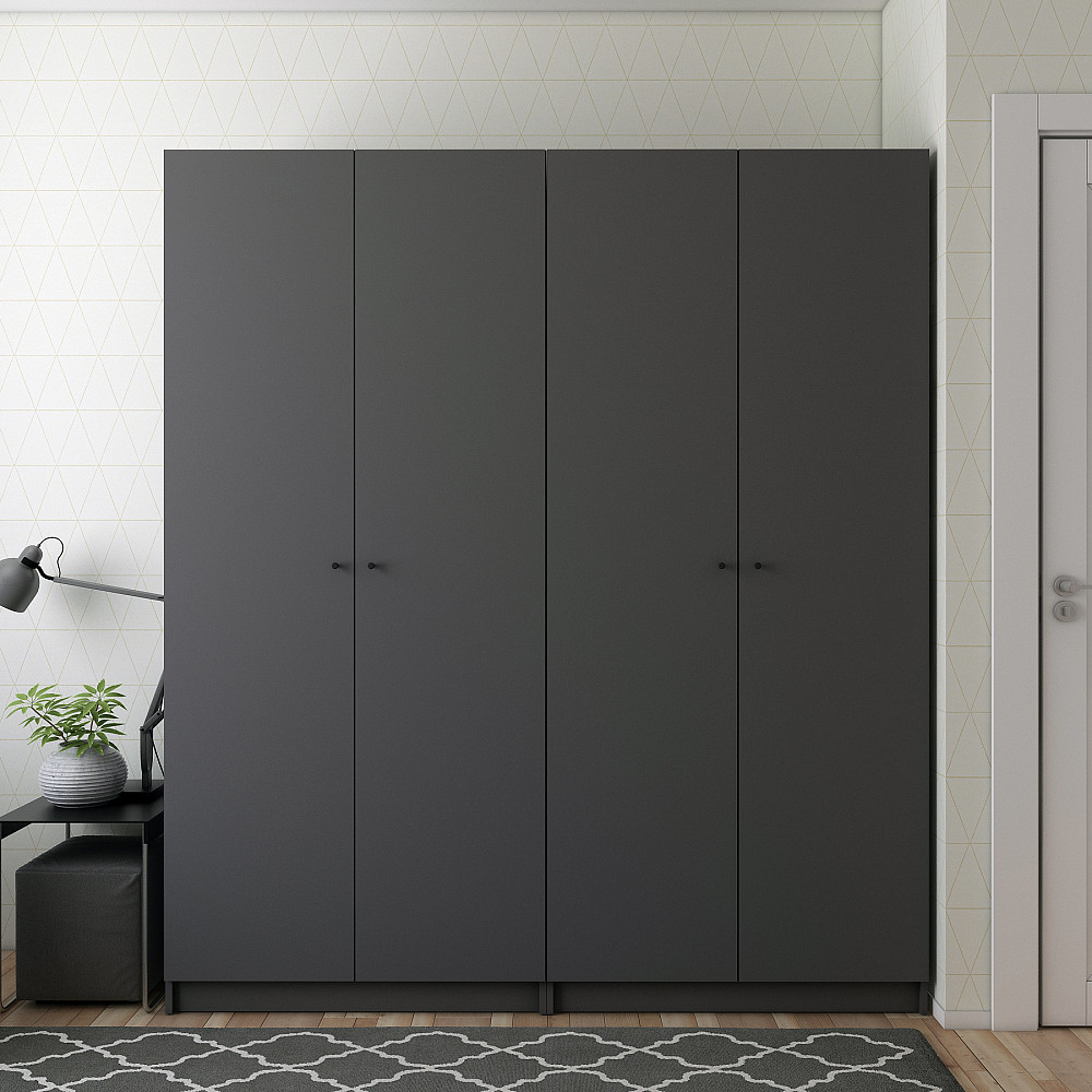 Комплект шаф для одягу Doros Промо (2 шт.) 180х48х204 см Графіт (DRS-011209) Львів - фото 1