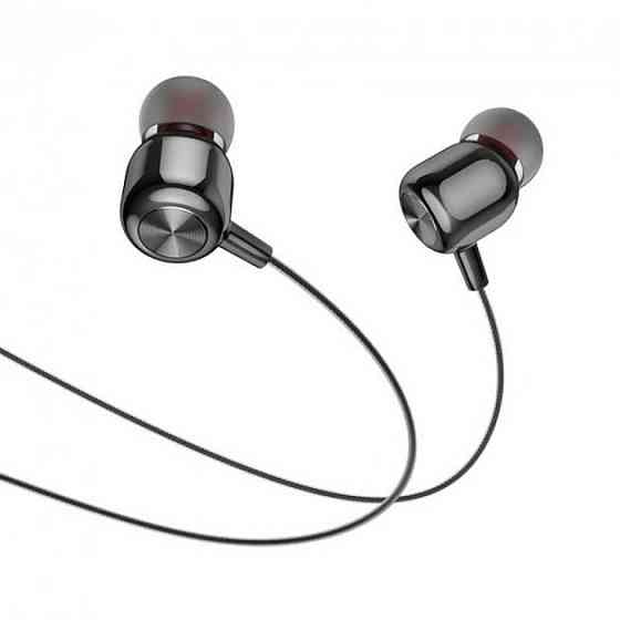 Навушники HOCO M87 String wired earphones with with microphone Gloomy Black Київ