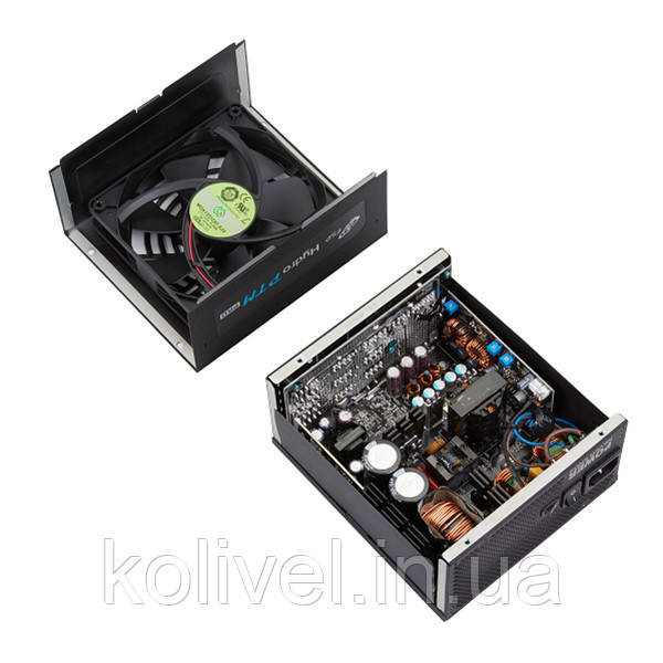 БЖ 1000W FSP HYDRO PTM PRO HPT2-1000M 80+ Platinum, 135mm FDB fan, Modular, Retail Box (HPT2-1000M) Киев - изображение 6