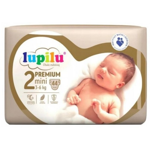 Подгузники Lupilu Premium Mini Размер 2, Вес 3-6 кг, 44 шт. Львов - изображение 1