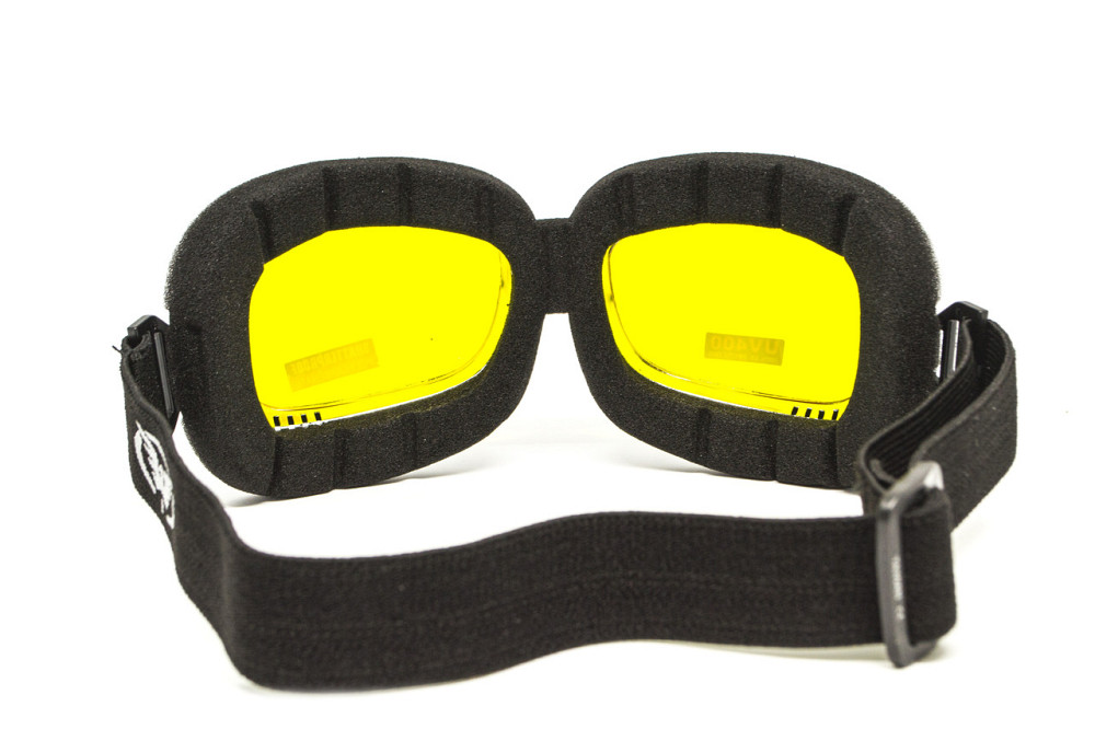 Окуляри захисні з ущільнювачем Global Vision Retro Joe (yellow) жовті Київ - фото 7