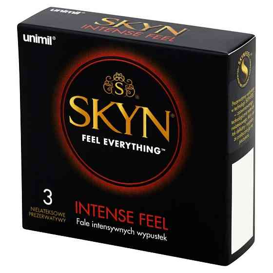 Презервативи - Skyn Intense Feel, 3 шт. Sex Aura Київ