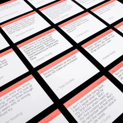 Навчальний набір English Student Картки для вивчення англійської мови Movie Quotes (укр.) (591226002) Вінниця